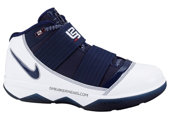 Nike Zoom LeBron Soldier III – White/Navy + Black/White/Red