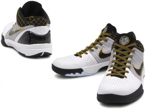 Nike Playoff Pack - Zoom Kobe IV - White - Black - Del Sol