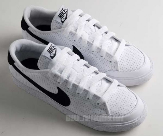 Nike Court Low U - Perforated White Leather