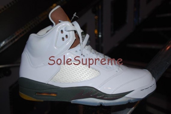 Air Jordan V - White Patent Leather Sample