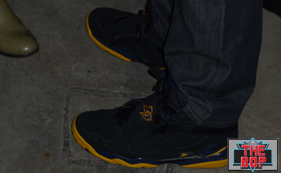 Air Jordan VIII (8) Black - Navy - Yellow - Sample 