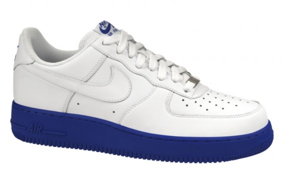 Nike Air Force 1 - White - Royal Blue - Footaction Exclusive