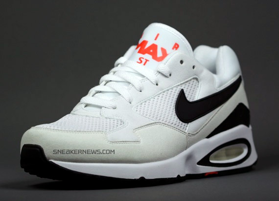 Nike Air Max ST - White - Black - Hot Red