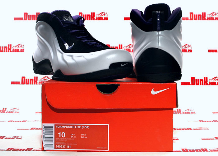 Nike Foamposite Lite Playoff Pack Silver Purple 06