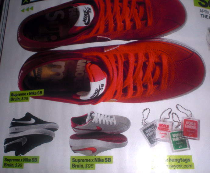 Nike Sb Bruin Supreme Red