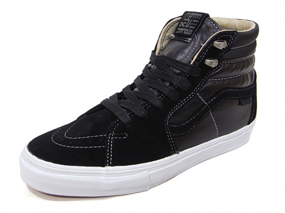 Vans Vault Sk8-Hi LX - Lvevl Pack - Black Suede & Nylon