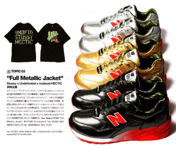 Stussy x Undefeated x realmad HECTIC ‘Full Metallic Jacket’ - New Balance MT580