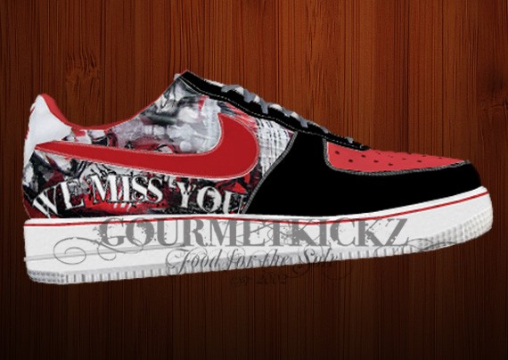 GourmetKickz Custom Notorious Tribute AF1 Series