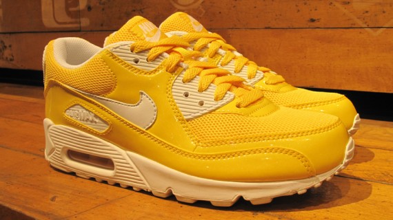 Nike Air Max 90 Womens - Maize Patent Leather