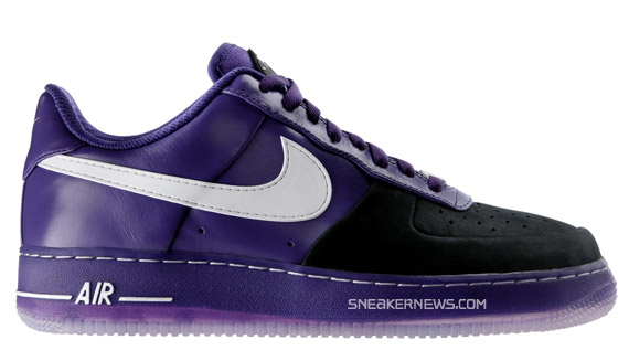 Nike Air Force 1 Supreme SP – Black – Purple – Huarache