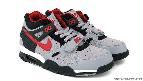 Nike Air Trainer III - Grey - Black - Red