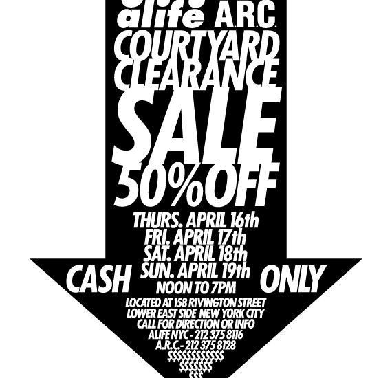 Alife + A.R.C. – Courtyard Clearance Sale