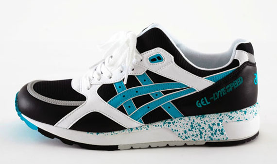 Asics Gel Lyte Speed - Black - White - Turquoise