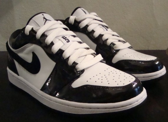 Air Jordan 1 Phat Low - Black - White - Tuxedo Sample