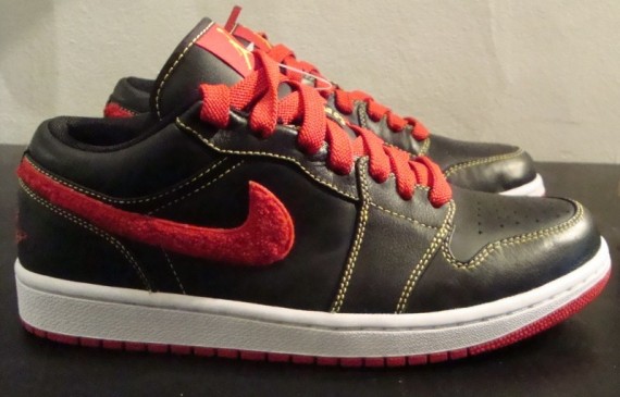 Air Jordan 1 Phat Low - Black - Red - Yellow - Sample