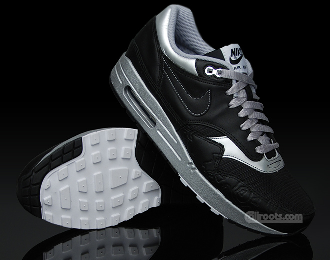 Nike Air Max 1 Black Silver Lunar 4