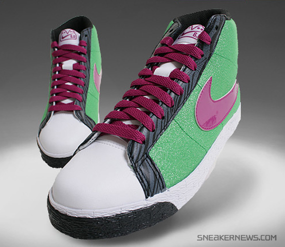 Nike Blazer Mid Hyper Verde Rave Pink 01