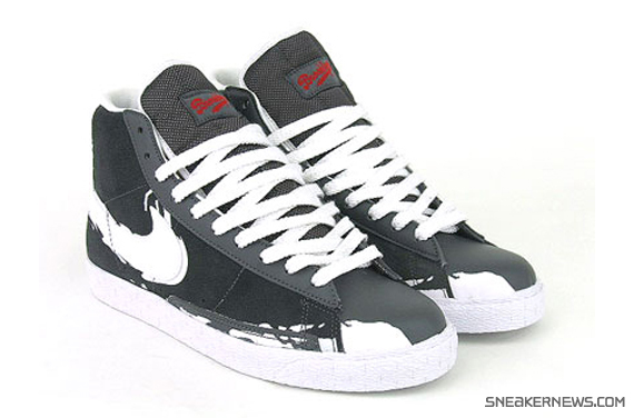 Nike Blazer High - Dark Grey - White - Jackie Robinson Pack - Brooklyn