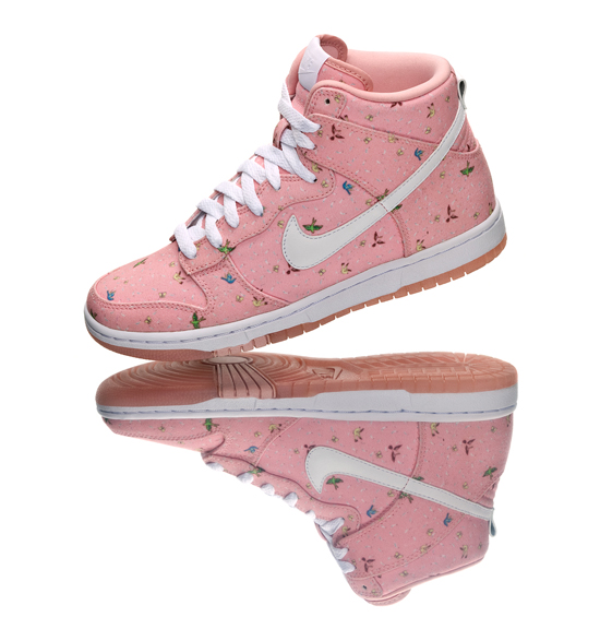 Nike x Paule Marrot - Doves & Butterflies - Womens Dunk High Skinny