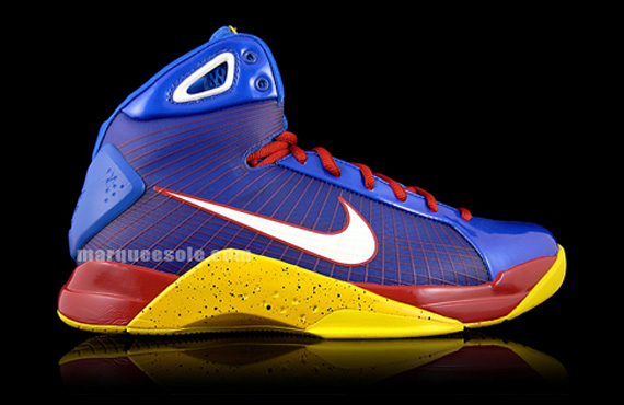 Nike Hyperdunk - Blue - Sport Red - Maize