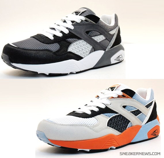 Puma R698 – Black – Grey – White + Grey – Orange – Blue