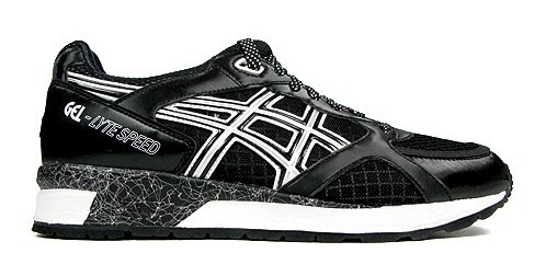 Asics Gel Lyte Speed - Black - White + Silver - Purple