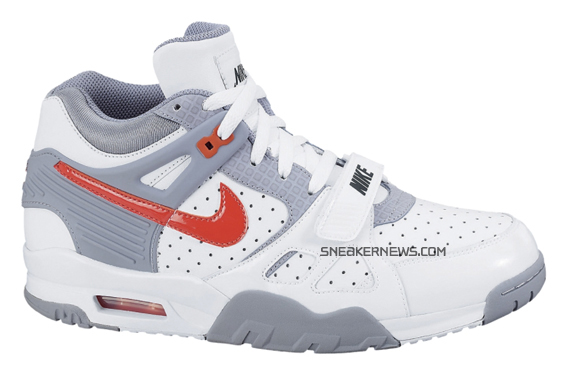 Nike Air Trainer III LE - White - Team Orange - Stealth