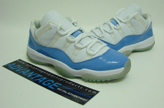 Air Jordan XI Low - White - Columbia Blue - Sample