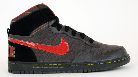 Nike Big Nike High - Brown - Black - Plaid