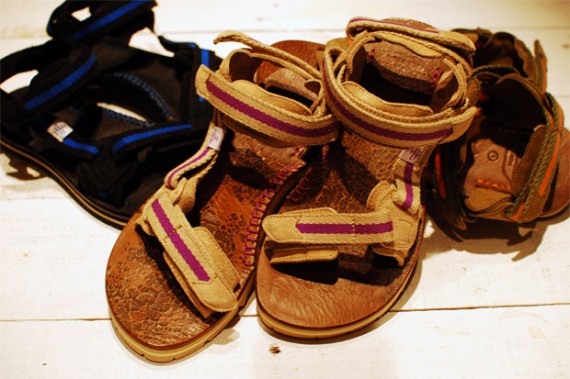 Visvim Christo Sherpa Folk – Leather & Suede Sandals