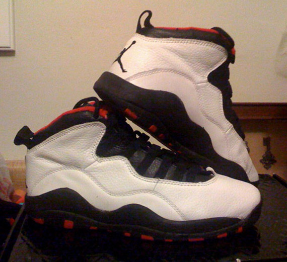 Air Jordan X – Chicago Bulls – White – Black – True Red – March 2010