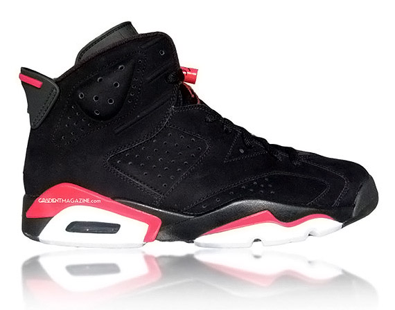 Air Jordan VI – Black – Infrared – January 2010