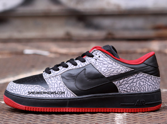 Nike SB Dunk Low x Air Force 1 - Black Supreme