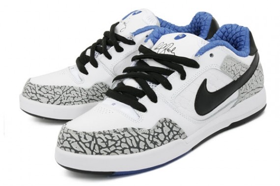 Nike SB P-Rod 2 Premium - White - Cement - True Blue