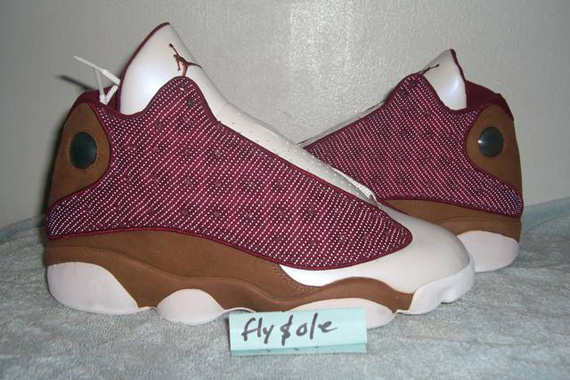 Air Jordan XIII - White - Desert Clay - Team Red - Unreleased Sample