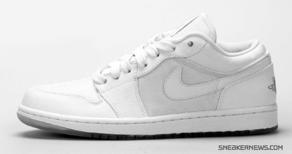 Air Jordan 1 Phat Low – White Ostrich