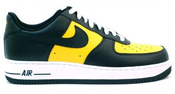 Nike Air Force 1 Low - Black - Yellow - White