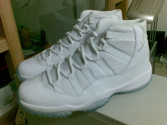 Air Jordan XI – 25th Anniversary Collection – White on White