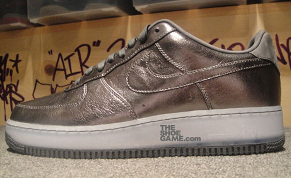 Platinum Nike Air Force 1 Bespoke by Mayor