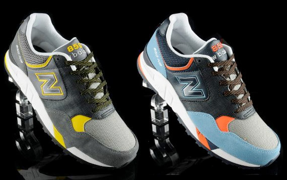 New Balance 850 – Blue – Orange + Grey – Yellow