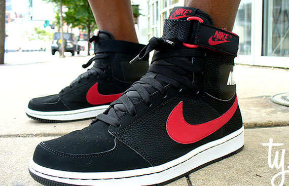 Nike Dynasty High - Black - White - Infrared - Fall '09