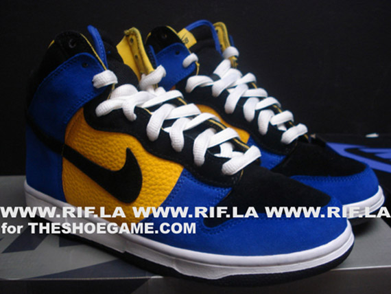 Nike SB Dunk High – Lakers – Sample