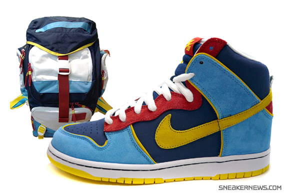 Nike SB Dunk High Premium + Statement Backpack - Mr. Pacman