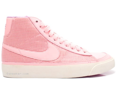 Nike Womens Blazer Mid - Pink - Sail