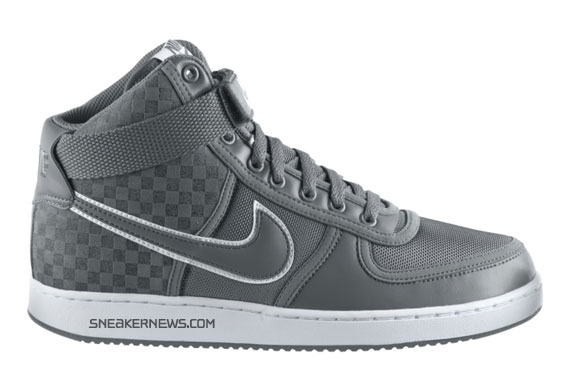 Nike Vandal High – Grey – White – Checkerboard