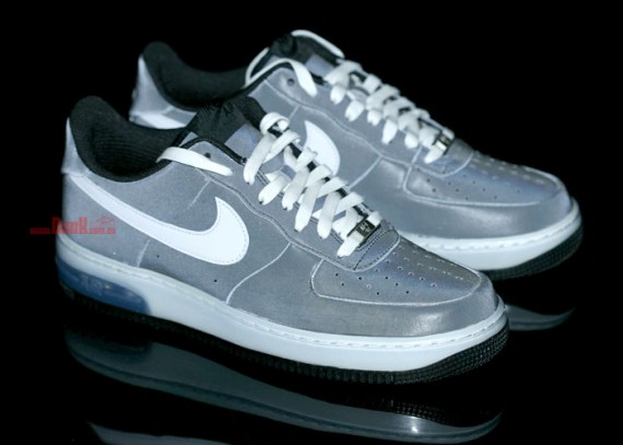 Nike Air Force 1 Supreme Max Air - Black 3M - White - Detailed Photos