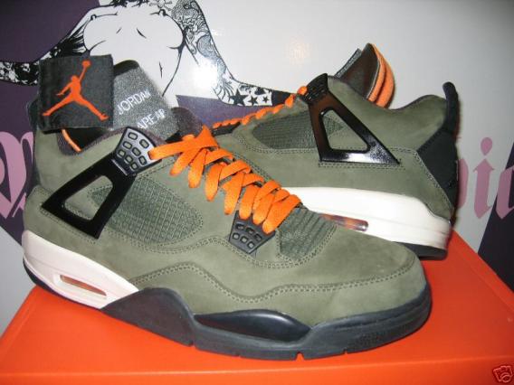 air-jordan-4-iv-undftd-undefeated-olive-oiled-suede-flight-satin-2