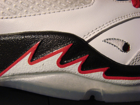 Air Jordan V (5) – White – Black – Varsity Red – 2009 Look-See Sample