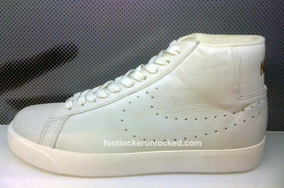 Nike Blazer Mid Supreme - Sail - Metallic Gold - Available @ HOH Harlem