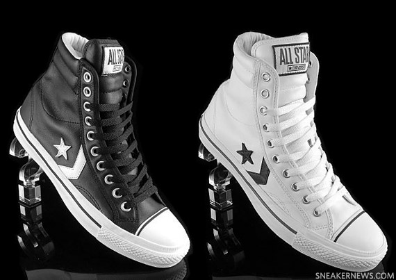 Converse Starplayer 75 Hi - Black - White + White - Black